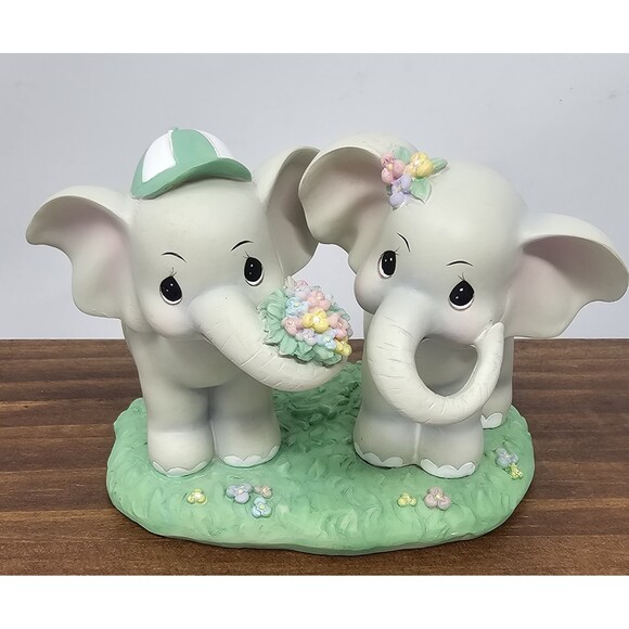 Precious Moments Other - Vtg Precious Moments Figurine Don't Ever Forget How Much I Love You Elephants